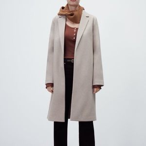 Zara lapel coat